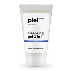  Гель для вмивання нормальної та комбінованої шкіри PIEL COSMETICS Cleansing Gel 3 in 1 