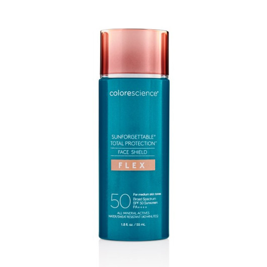 ColoreScience Sunforgettable Total Protection Face Shield Flex SPF 50 Medium Солнцезащитный крем для лица Полунасыщенный - №1