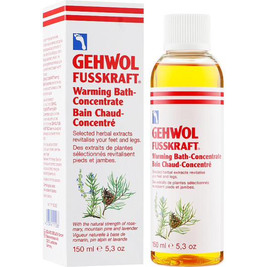 ]Gehwol Fusskraft Warming Bath 150ml Согревающая ванна Перец 150 мл - №1