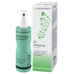 Спрей для ніг від поту з ментолом й камфарой Laufwunder FuBspray