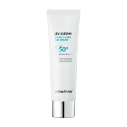 Сонцезахисний крем SPF50 на хімічних фільтрах DERMAFIRM UV-Derm Hydro Layer Sun-cream SPF50+