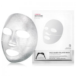  THE OOZOO Face silver foilayer mask Серебряная фольга 3-х слойная экспресс-маска с термоэффектом (арт. 5980485)