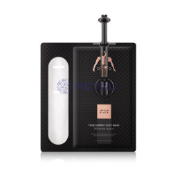  THE OOZOO Face energy shot mask premium black Премиум маска для лица с экстрактом чёрного женьшеня (арт. 5980454)