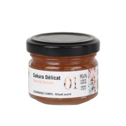  Скраб для тела Сахарный сироп Academie Sakura Delicat Body Scrub Sugar Ritual