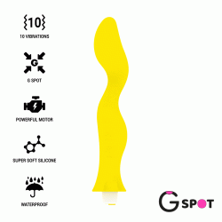  Вібратор для зони G GAVYN, колір: жовтий G-SPOT (Іспанія)