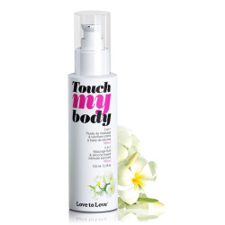  Массажный гель и смазка 2-в-1 Love To Love TOUCH MY BODY Monoi (100 мл) увлажняющий