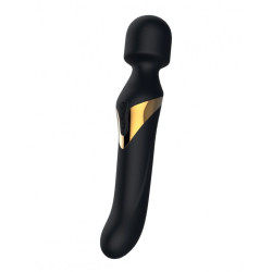  Вибромассажер 2-в-1 Dorcel Dual Orgasms Gold классический массажер и вибратор с жемчужным массажем