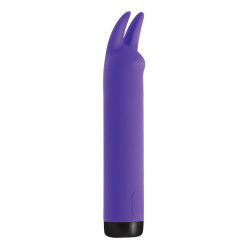  Вібратор S Pleasures Bullets Amethyst, фіолетовий, з двома відростками, 10 режимів, діаметр 3,1 см