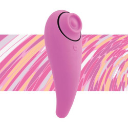  Пульсатор для клитора плюс вибратор FeelzToys - FemmeGasm Tapping & Tickling Vibrator Pink