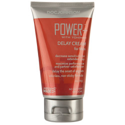  Мощный крем-пролонгатор с экстрактом Йохимбе Doc Johnson Power+ with Yohimbe Delay Cream (56 грамм)