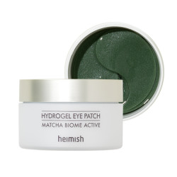  Заспокійливі гідрогелеві патчі під очі із зеленим чаєм HEIMISH Matcha Biome Hydrogel Eye Patch 60шт