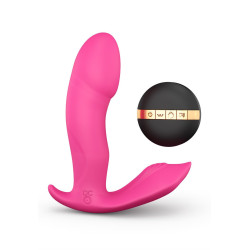  Вибратор Dorcel Secret Clit с подогревом и пультом ДУ, можно под одежду, голосовое управление