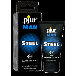 Гель для пениса стимулирующий pjur MAN Steel Gel 50 ml с экстрактом паприки и ментолом