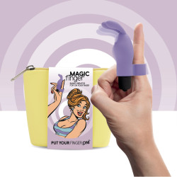  Вибратор на палец FeelzToys Magic Finger Vibrator Purple