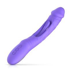  Вібратор Good Vibes Only - Flax Vibrating Dildo with G-Spot Stimulator