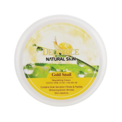  Живильний крем для обличчя з золотом та муцином равлика DEOPROCE Natural Skin Gold Snail Nourishing Cream 100g