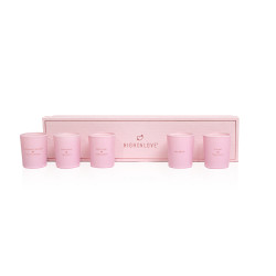  Набір масажних свічок 5 ароматів-афродизіаків Mini Massage Candles Collection, 5 х 35 г HighOnLove (Канада)