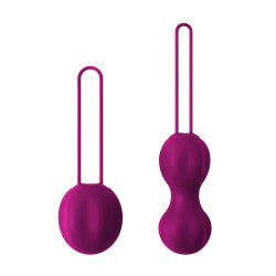  Вагинальные шарики IntiMate Вес: 53гр и 106гр Цвет: сливовый Nomi Tang (Германия)