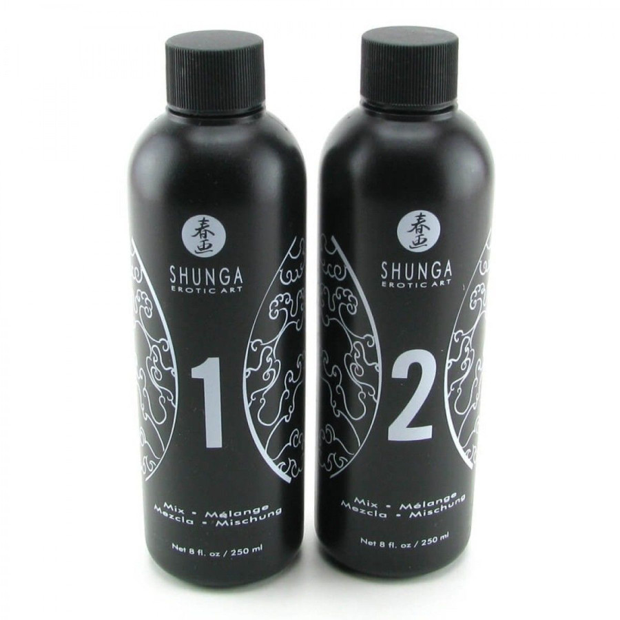 Гель для NURU массажа Shunga Oriental Body-to-Body - Melon Mango (2 x 225 мл) плюс простыня - №6