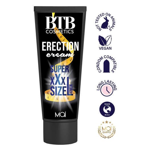 Крем для эрекции и увеличения члена BTB XXL CREAM (100 мл) - №1