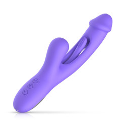  Вібратор-кролик Good Vibes Only - Tess Rabbit Vibrator with G-Spot Stimulator