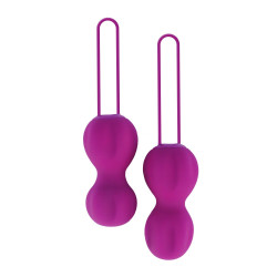  Вагинальные шарики IntiMate Plus Вес: 83гр и 139гр Цвет: сливовый Nomi Tang (Германия)