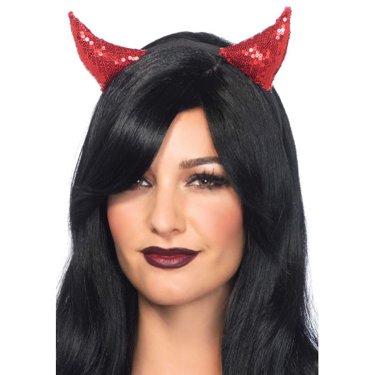 Leg Avenue Sequin devil horns Red - №1