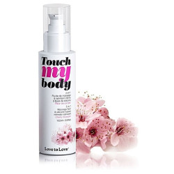 Массажный гель и смазка 2-в-1 Love To Love TOUCH MY BODY Cherry Blossom (100 мл) увлажняющий