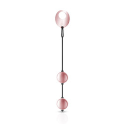  Металлические вагинальные шарики Rosy Gold - Nouveau Kegel Balls, вес 376гр, диаметр 2,8см