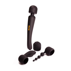  Вибромассажер с тремя насадками Pornhub Supercharge Wand Set, мощный