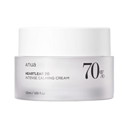  Заспокійливий крем для обличчя ANUA Heartleaf 70% Intense Calming Cream 50ml