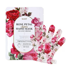 Зміцнююча маска-рукавички для рук Koelf Rose Petal Satin Hand Mask 16g