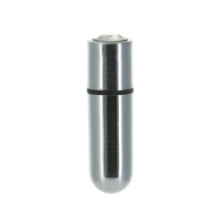  Вибропуля PowerBullet - First-Class Bullet 2.5" with Key Chain Pouch, Silver