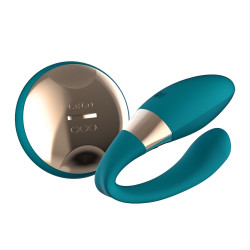  Вібратор для пар LELO Tiani Duo Ocean Blue, 2 мотори, пульт ДК