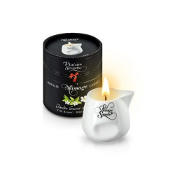  Массажная свеча Plaisirs Secrets White Tea (80 мл) подарочная упаковка, керамический сосуд