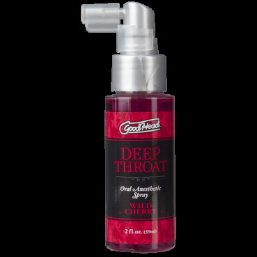  Спрей для минета Doc Johnson GoodHead DeepThroat Spray – Wild Cherry 59 мл для глубокого минета