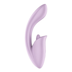  Вагинально-клиторальный вибратор Satisfyer Tongue Expert с язычком