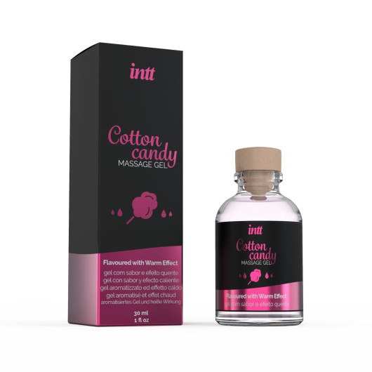 Массажный гель для интимных зон Intt Cotton Candy (30 мл) разогревающий - №1