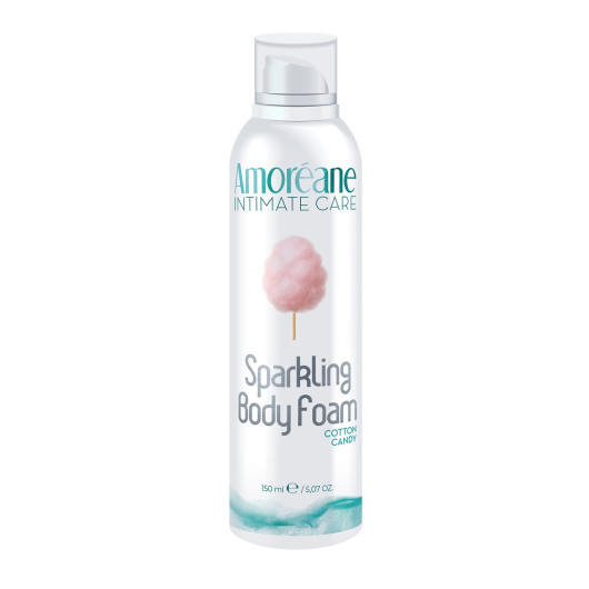 Масажна піна Amoreane Sparkling Body Foam Cotton Candy (150 мл) - №1