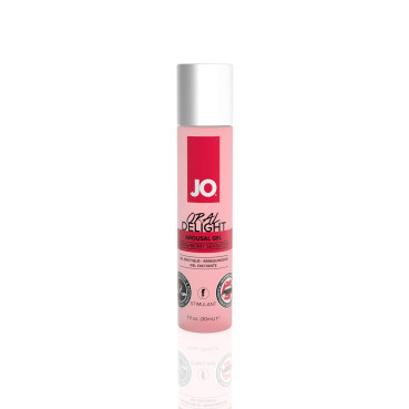  Гель для оральных ласк System JO Oral Delight - Strawberry Sensation (30 мл), эффект холод-тепло
