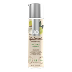  Массажное масло System JO – Naturals Massage Oil – Coconut & Lime с эфирными маслами (120 мл)