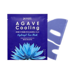  Гідрогелева охолоджуюча маска для обличчя з екстрактом агави Petitfee Agave Cooling Hydrogel Face Mask 32g - 1шт
