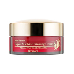  Антивіковий крем для обличчя з екстрактом женьшеню DEOPROCE Repair Machine Ginseng Cream 100g