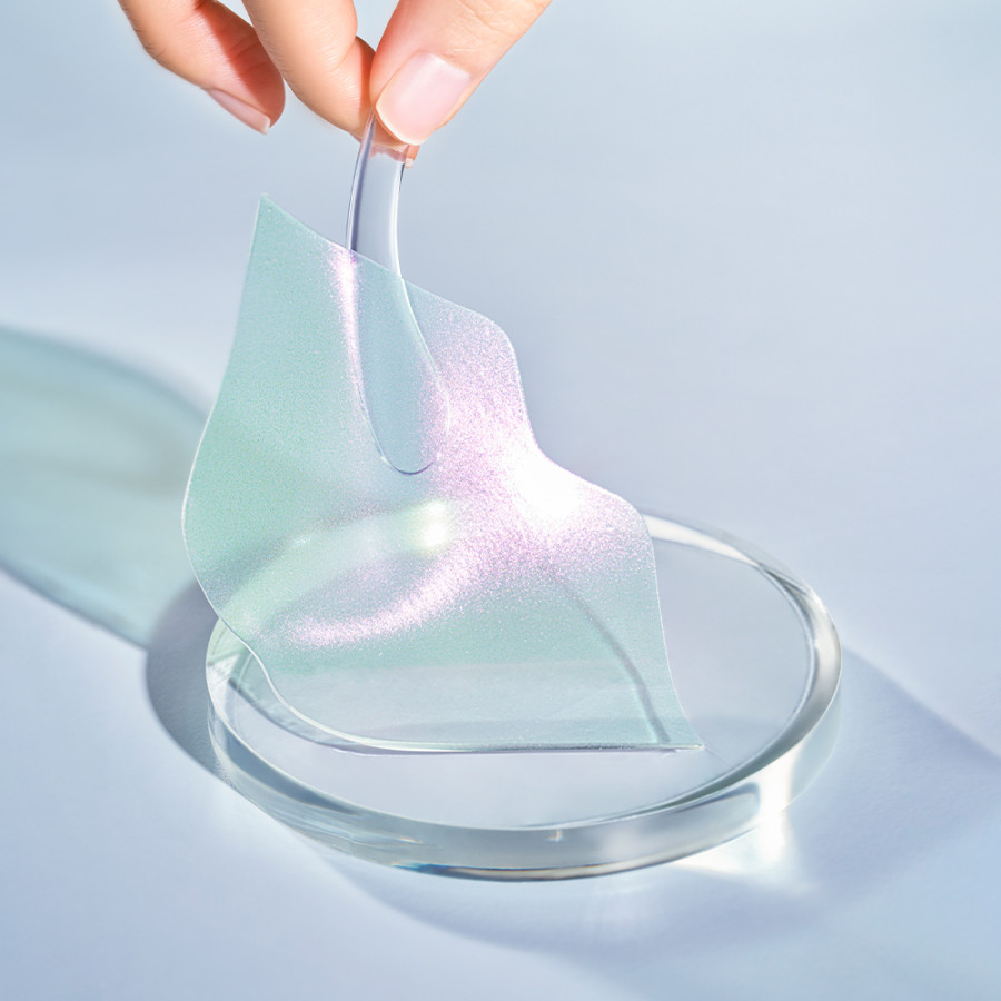 Зволожувальна гідрогелева маска для губ з екстрактом перлів Petitfee Aura Quartz Lip Mask Hydrogel Type 6.4g - №7