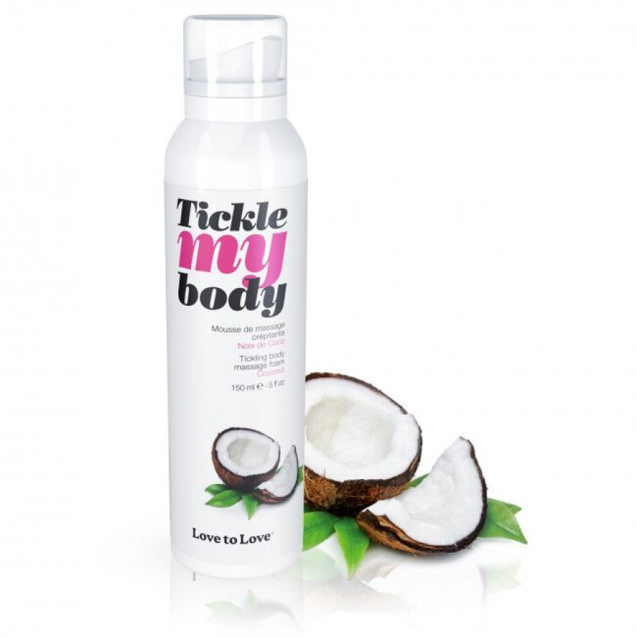 Массажная пена Love To Love TICKLE MY BODY COCONUT (150 мл) увлажняющая - №9