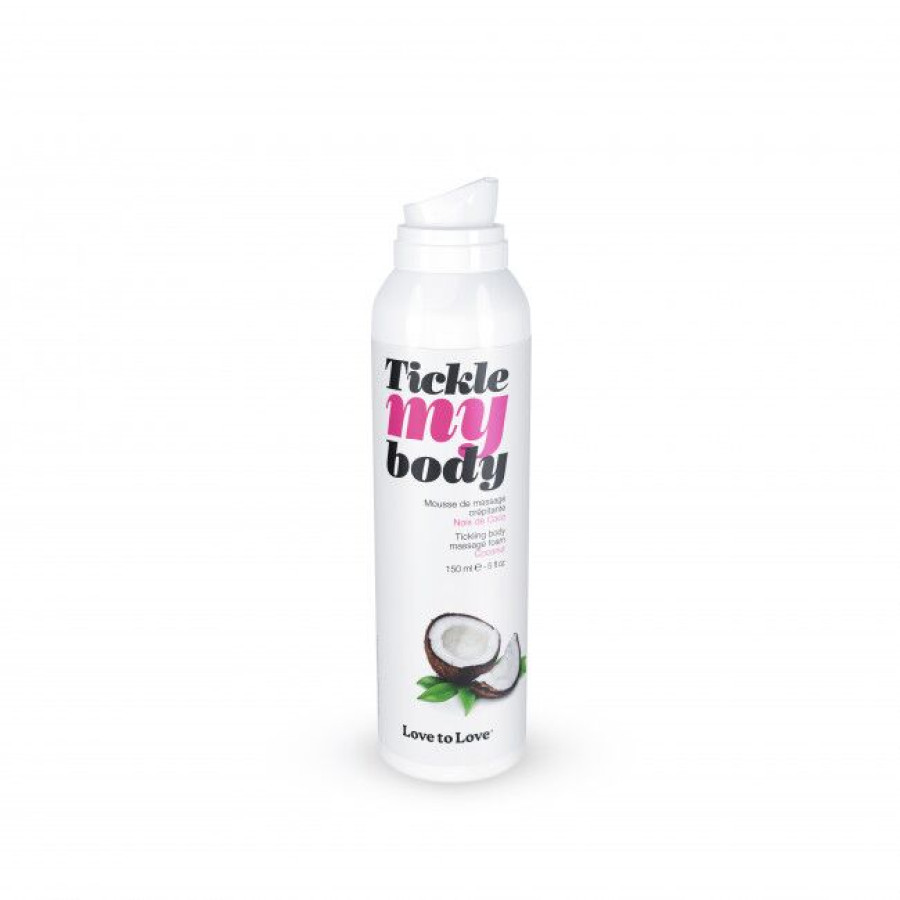 Массажная пена Love To Love TICKLE MY BODY COCONUT (150 мл) увлажняющая - №7
