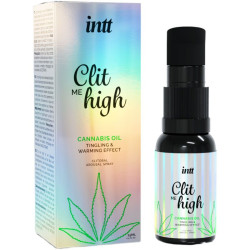 Возбуждающий гель для клитора Intt Clit Me On High Cannabis Oil 15 мл, сильная стимуляция