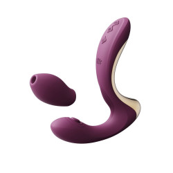  Вибратор-пульсатор с вакуумной насадкой Zalo – Talis G-Spot PulseWave Vibrator Velvet Purple