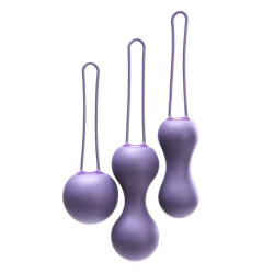  Набор вагинальных шариков Je Joue - Ami Purple, диаметр 3,8-3,3-2,7см, вес 54-71-100гр