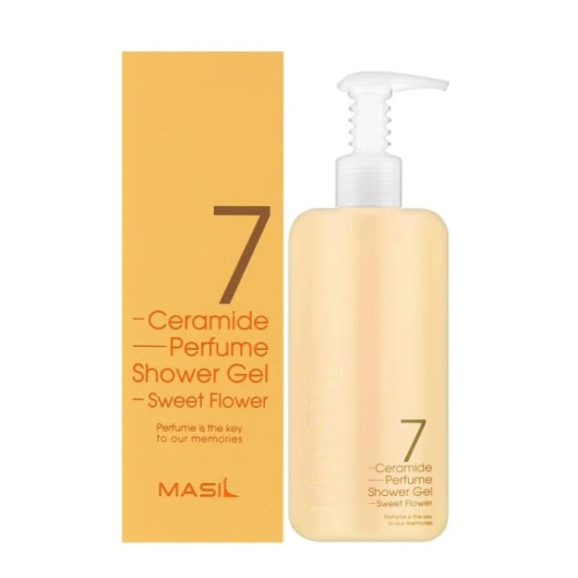 Гель для душу з церамідами "Солодка квітка" MASIL 7 Ceramide Perfume Shower Gel Sweet Flower 300ml - №1